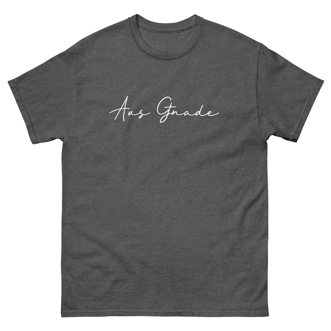 Klassisches Herren-T-Shirt "Aus Gnade" – Aus Gnade